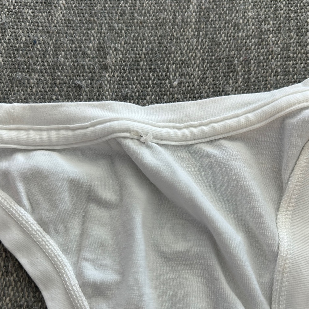 White Racerback Tank Top - Picture 2 of 3